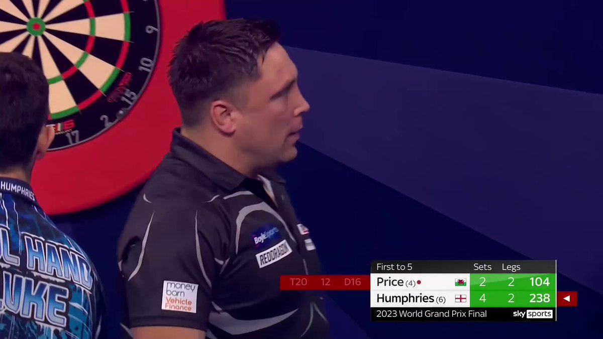 THE FIRST OF MANY! 🏆 World number one Luke Humphries celebrated his maiden TV title in sensational style at the 2023 World Grand Prix! What a way to win it! 👏