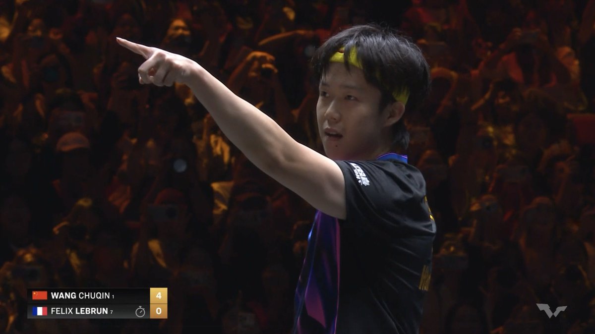 これが世界ランク1位・王楚欽❤️🔥 フランスのエースにストレート勝利!混合ダブルス・男子ダブルスを含め三冠達成🏆🏆🏆 #チャイナスマッシュ 2025🇨🇳 ■男子シングルス決勝 🇨🇳王楚欽 4-0 F.ルブラン🇫🇷 11-7/11-2/11-5/11-7 試合結果・トーナメント表👉 #卓球 #テレ東