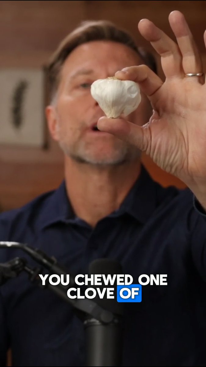 This is what would happen if you chewed garlic everyday!