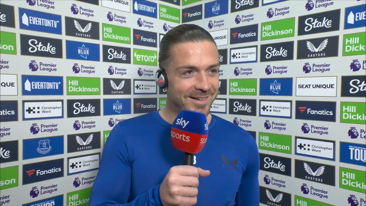 "I definitely listen to Moyesy over my Dad!" 😅 "I ain't arguing with big Dunc!" 🤣 Jack Grealish on adding more goals to his game for Everton 🔎