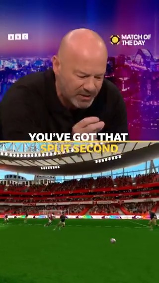 👨💻 Alan Shearer was enjoying utilising #MOTD's technology to show Martin Zubimendi's quick-thinking 🧠⚡ 🗣 "You've got that split second to find that pass!" ⏱️