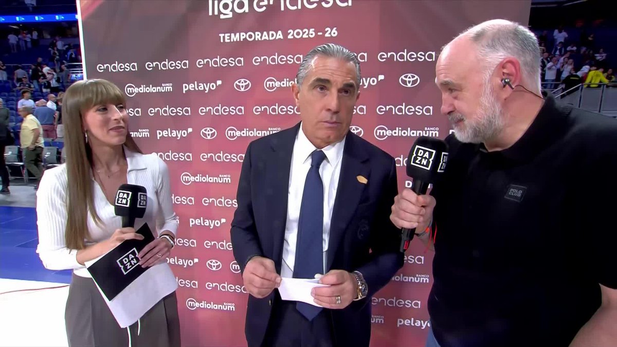 🎙️ De entrenador a entrenador, no te puedes perder este momento entre Sergio Scariolo y Pablo Laso en los micrófonos de DAZN España | #LigaEndesa