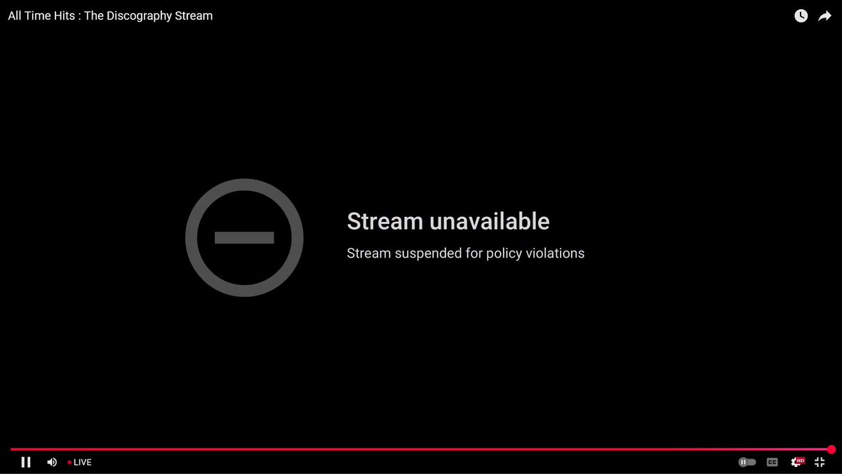 Imagine getting a copyright takedown for your own song 😭