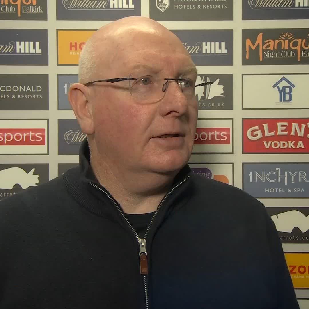 🗣️ “The majority of the players in our team are Rangers fans, some of them go to the European games...” Falkirk boss John McGlynn responds when asked about capitalising on Rangers’ recent form ⬇️