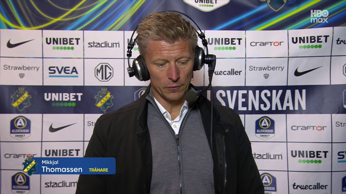 AIK:s Mikkjal Thomassen efter 2-3 hemma mot tabelljumbon IFK Värnamo 💬 📲 Se höjdpunkter från Allsvenskan på HBO Max