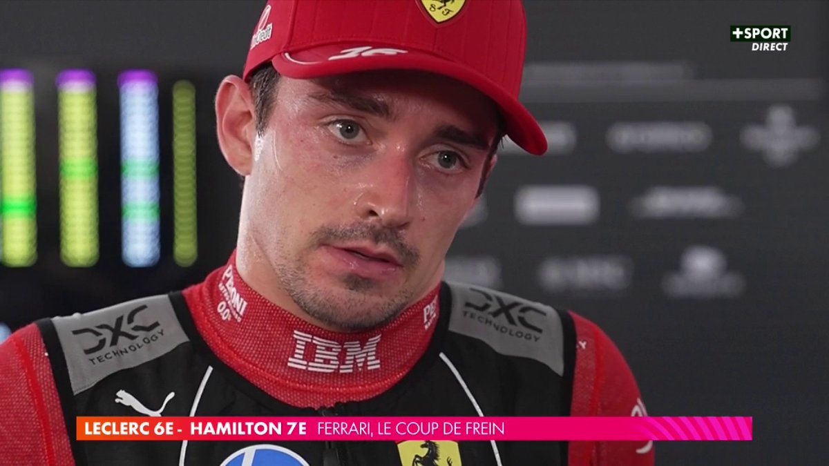 🎙️ "On est clairement derrière les 3 top teams. Ça fait mal." Charles Leclerc réagit à sa course frustrante 🙁 #SingaporeGP #F1