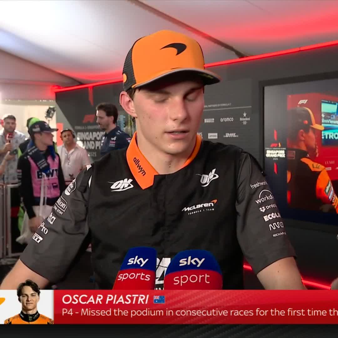 "A difficult first lap." Oscar Piastri reacts to the first lap incident with Lando Norris 💬