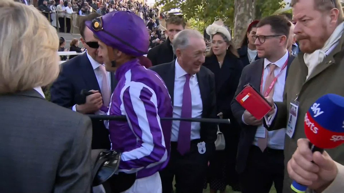 "She was cruising the whole way" Christophe Soumillon is gracious in defeat after Daryz ran down Minnie Hauk in the closing stages of the Prix de l'Arc de Triomphe...