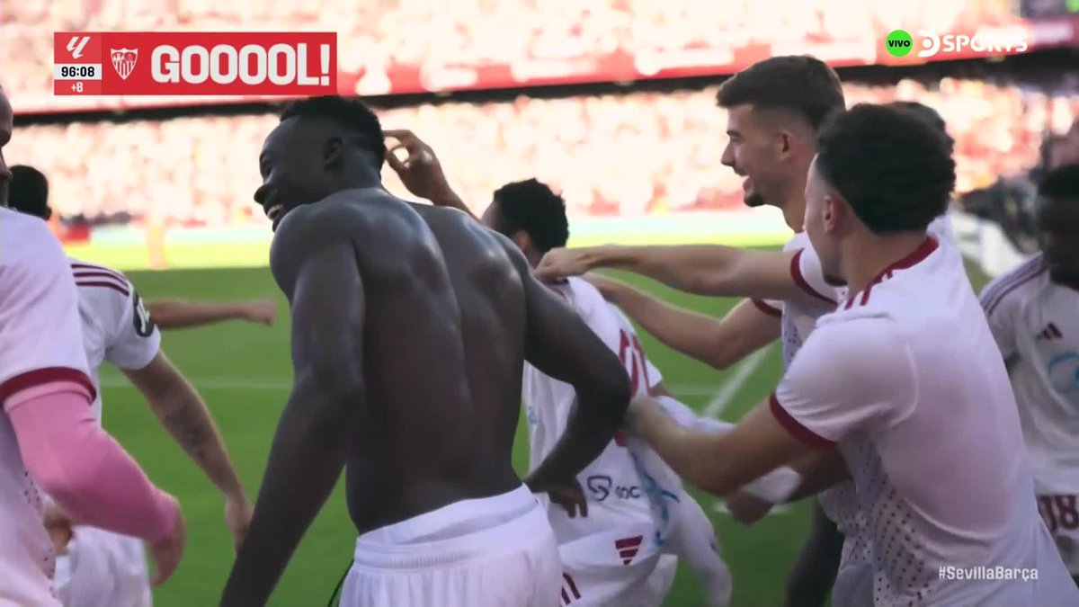 🤯🇪🇸🇦🇷 SEVILLA DE MATÍAS ALMEYDA ACABA DE GOLEAR POR 4-1 AL BARCELONA.