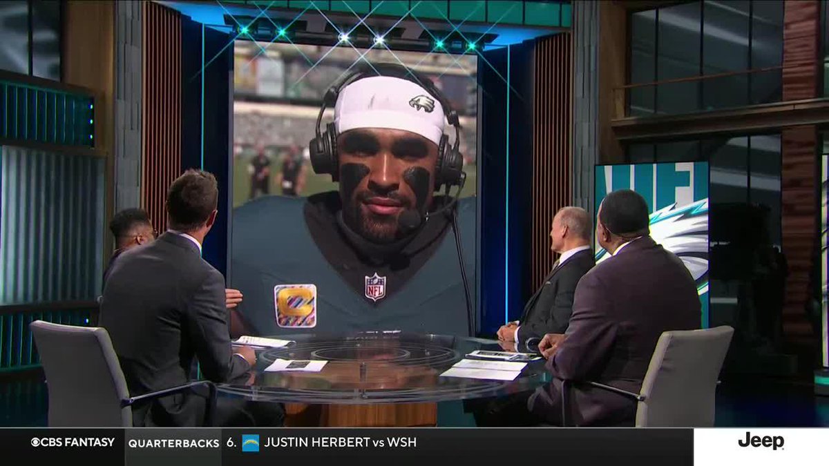 "Dawn [Staley] welcomed me into this city the day i got here — even when I was not 'the guy' ... lotta love for her." - Jalen Hurts on his relationship with dawnstaley