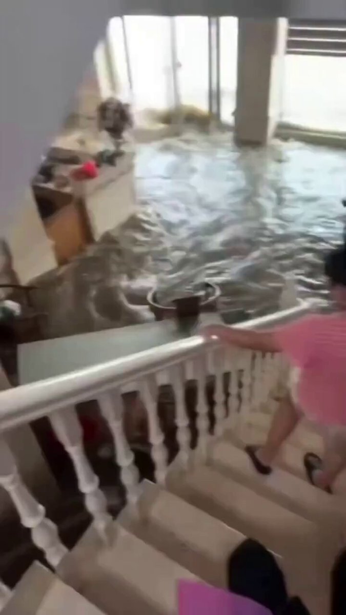 Guangdong Province in southern China today as Typhoon Matmo hit...