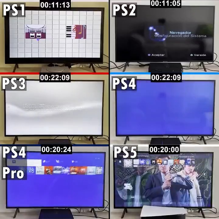 PS2 still has the fastest and most iconic startup screen