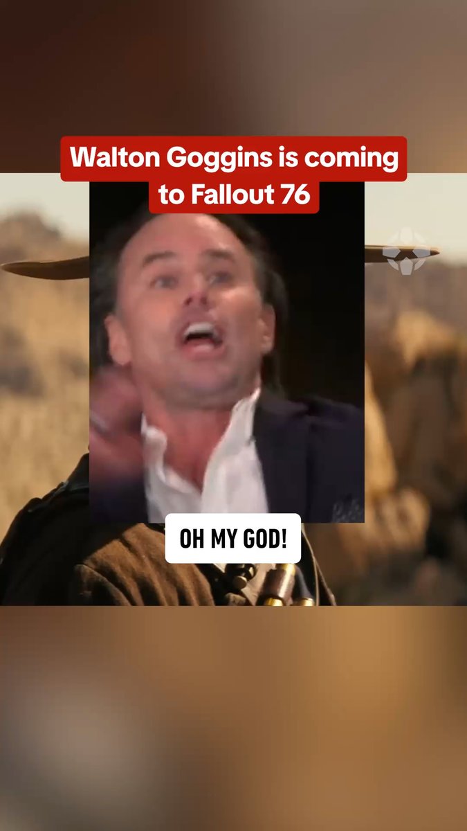 Walton Goggins' character from the Fallout TV series is being added to Fallout 76: