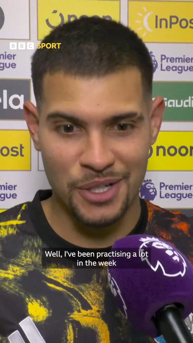 "My goal was beautiful!" 😍 Bruno Guimaraes was rightly proud of his spectacular strike which helped Newcastle to victory over Forest ⚫️⚪️