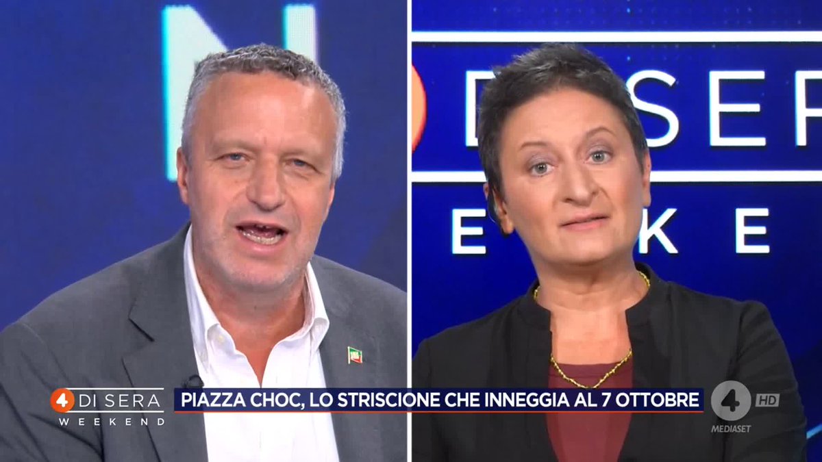 "Non si può paragonare Hamas a Netanyahu, un'affermazione vergognosa" Flavio Tosi a #4disera Weekend