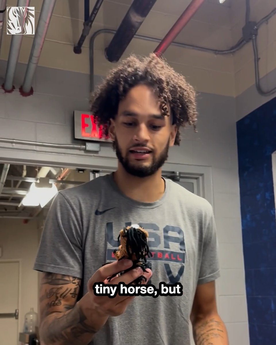 What’s Media Day without a gift from Admin? 🐴 #MFFL