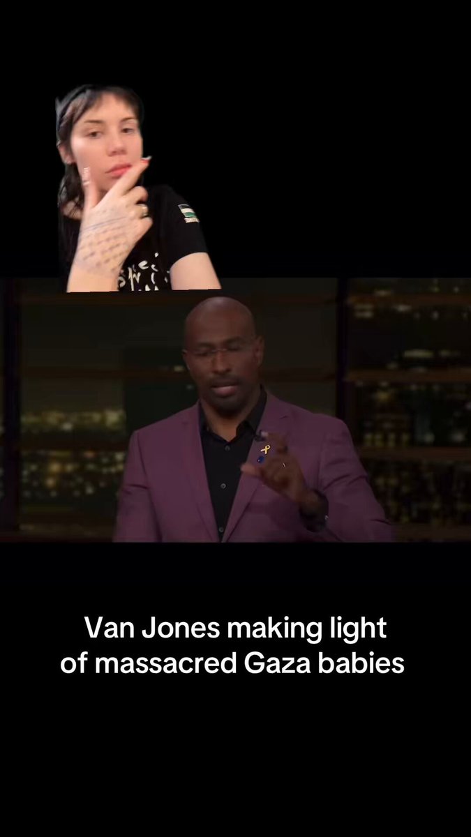 Van Jones mocks Americans who are upset about babies being massacred in Gaza, and then blames it on Iran and Qatar. 🤡