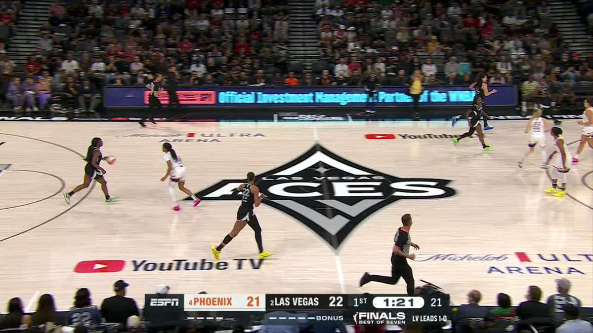 Jackie Young oh my goodness 🤭 Watch Game 2 of Mercury-Aces on ABC and the ESPN App: