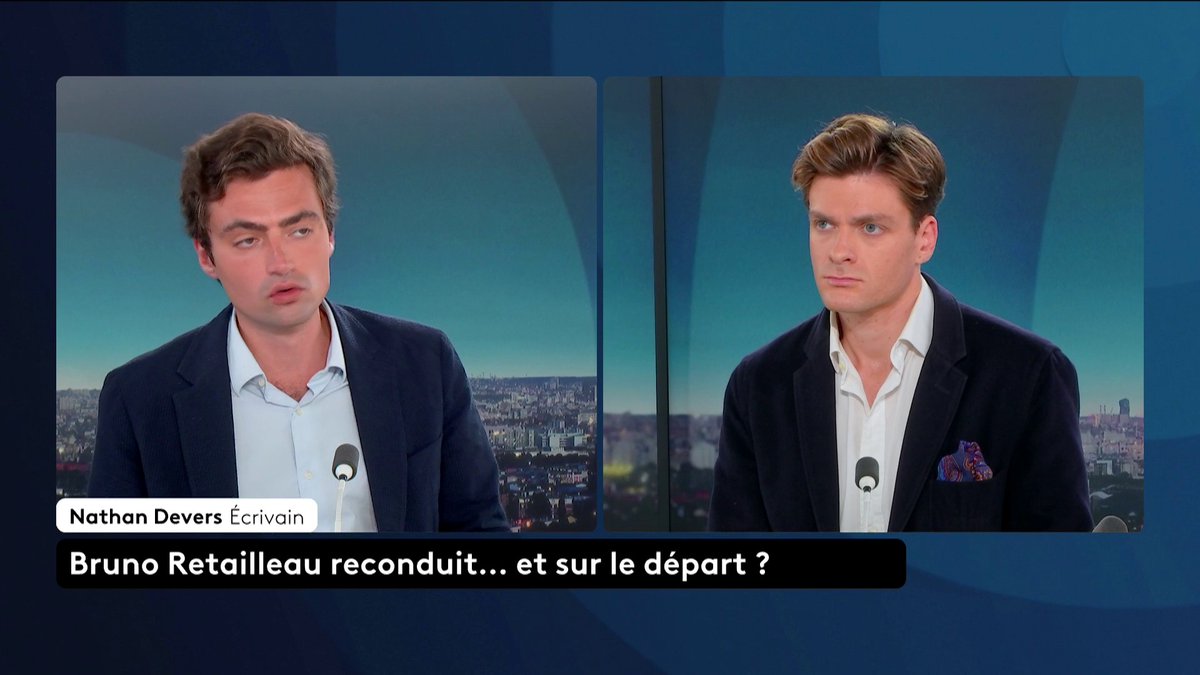 🔴 🗣 Bruno Retailleau reconduit...et sur le départ ? "Au lieu d'assumer que Bruno Retailleau veut se lancer dans la course de la présidentielle, il feint d'être victime d'une situation dont il est, évidemment, coresponsable", déclare Nathan Devers. #LePourEtLeContre