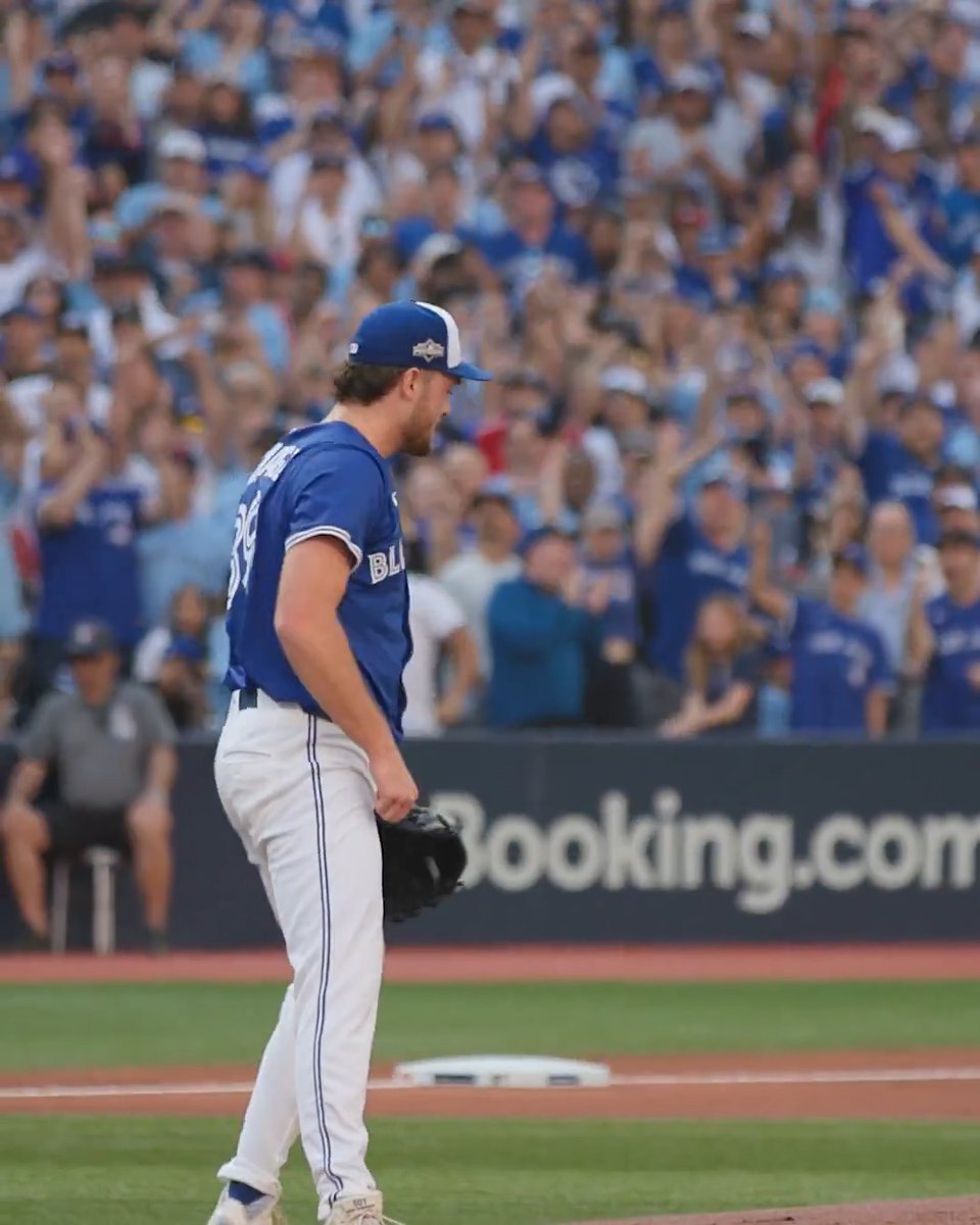 Trey Yesavage has the crowd in Toronto rocking early! #ALDS