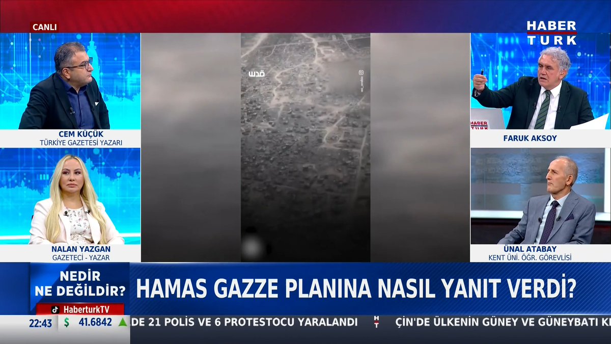 Hamas'a ne olacak, plan ne? Gazeteci Cem Küçük #NedirNeDeğildir'de değerlendirdi.