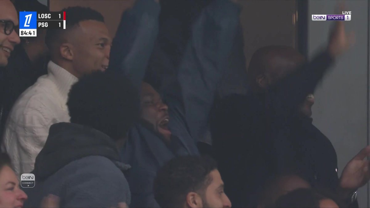 ⚽️ مبابي يعيد ليل إلى أجواء المباراة بتسجيله هدف التعادل تحت أنظار شقيقه كيليان #الدوري_الفرنسي #Ligue1
