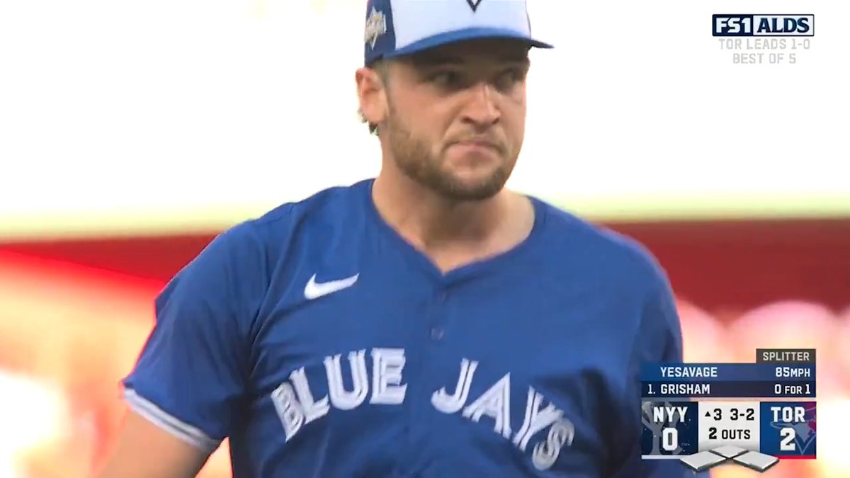 TREY YESAVAGE STRIKES OUT THE SIDE! SEVEN STRIKEOUTS THROUGH 3 INNINGS! #ALDS