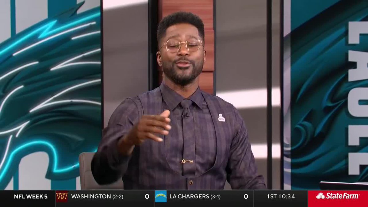 "When you need to win the game, you close it out with your running back." - Nathaniel E Burleson had questions about the Eagles offensive plan vs the Broncos