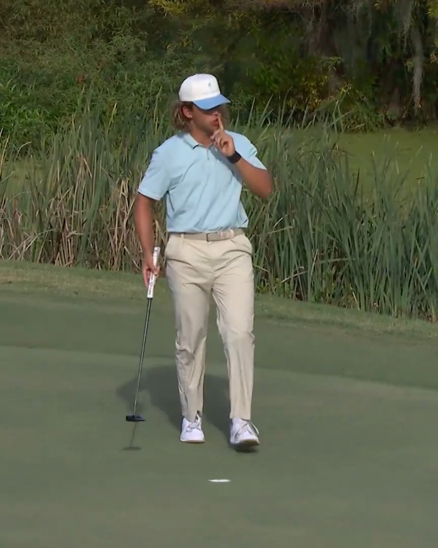 Cookin' on the course down the stretch 🔥 Steven Fisk and Garrick Higgo match birdies on 16 and are tied with two holes to play Sanderson Farms Championship. 📺 Golf Channel