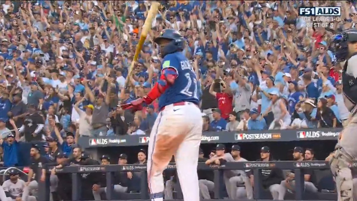 The first #Postseason grand slam in Toronto Blue Jays franchise history!