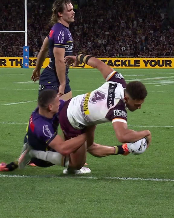 POWER! There was no stopping Shibasaki in last night's #NRLGF 😤