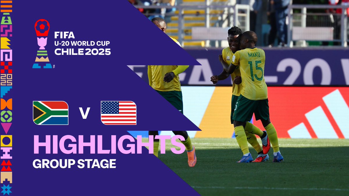 🇿🇦 South Africa win against USA! #U20WC