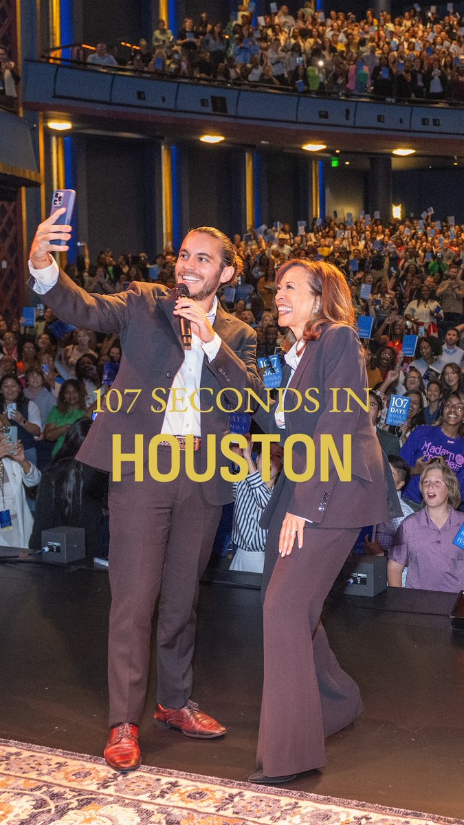 Thank you for welcoming the 107 Days book tour with such enthusiasm, Houston, and for the wonderful conversation, Carlos Eduardo Espina. This city knows strength. This city knows diversity. And this city knows what it means to move forward, together. I'll see you soon, San Francisco.