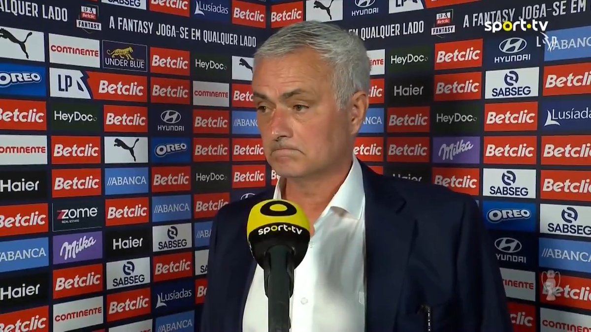 A análise de Mourinho. (via VSPORTS)