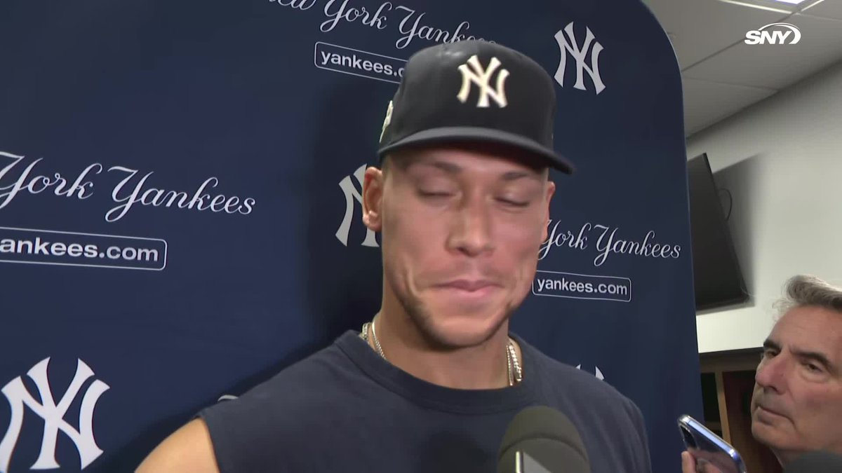 "It's the postseason, anything can happen" Aaron Judge was asked if he's surprised the Yankees are down 0-2 to the Blue Jays: