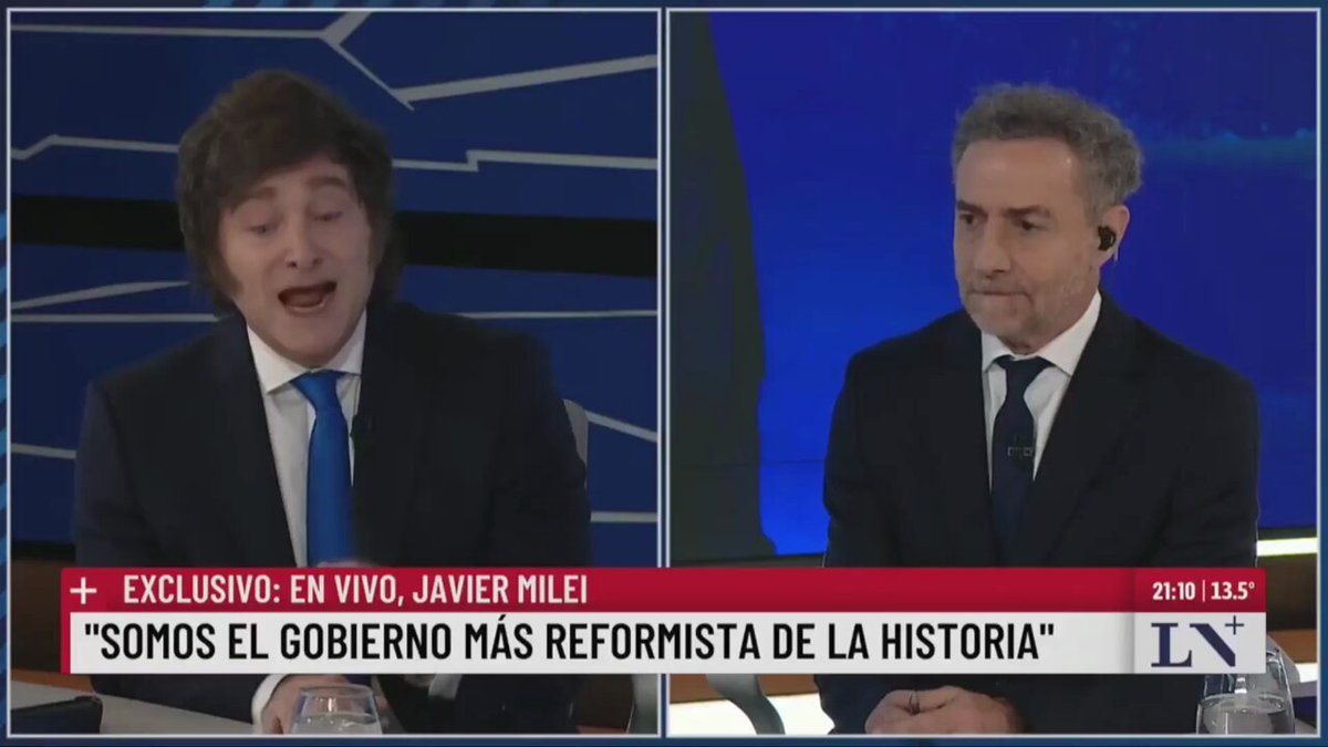 Milei acaba de admitir que intervino para que Cristina vaya presa. Es muy estúpido para entender la gravedad institucional que significa lo que dijo. Se confirma la maniobra ilegal y la complicidad entre la mafia judicial y la política. Justamente por esto Lula quedó libre.