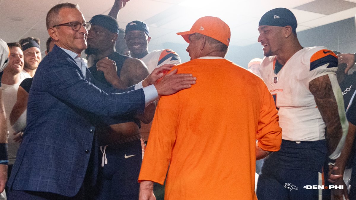 🗣️ “We came here to win a game.” Mission accomplished. 👏 Inside the locker room after #DENvsPHI!