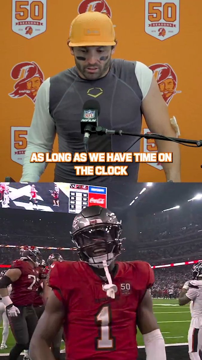 Baker Mayfield and the @buccaneers were once again ready for the moment 🔥