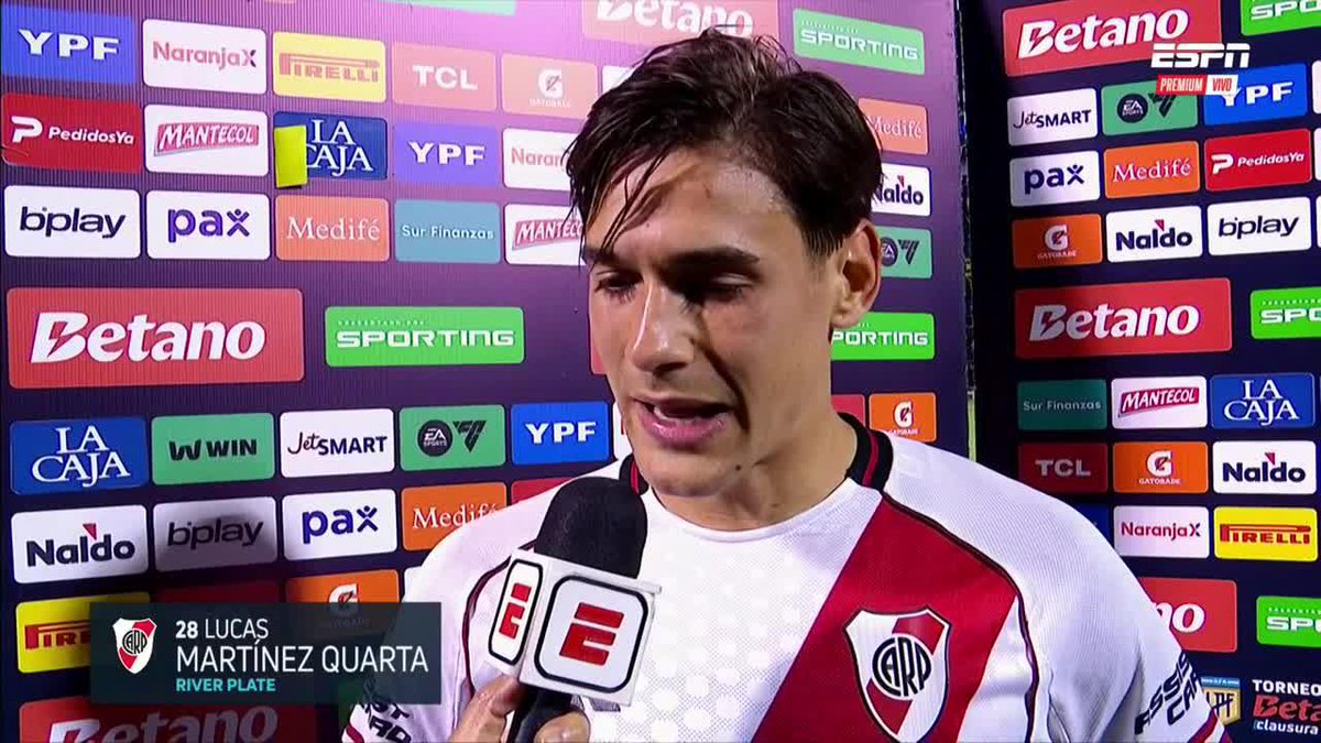 "LAS MÍNIMAS LAS COBRARON PARA ELLOS" El Chino Martínez Quarta sobre el arbitraje del partido ante Rosario Central. 📺 ESPN Premium | Suscribite al Pack Fútbol en