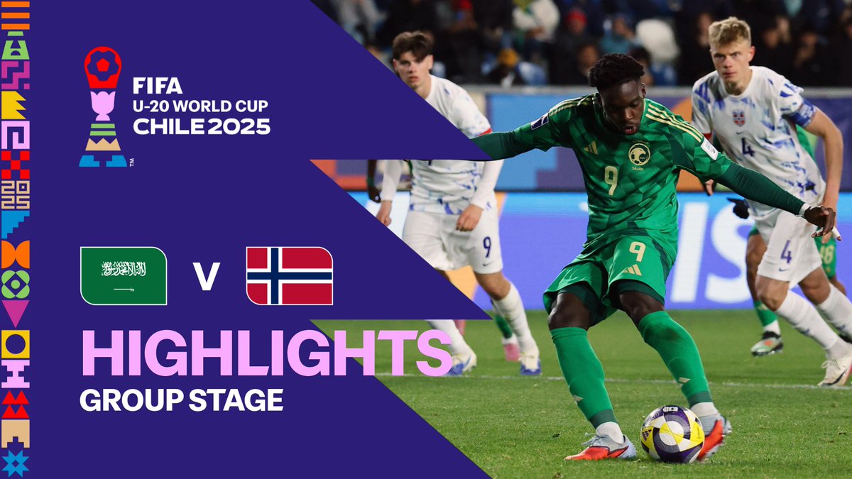 Saudi Arabia 🆚 Norway #U20WC