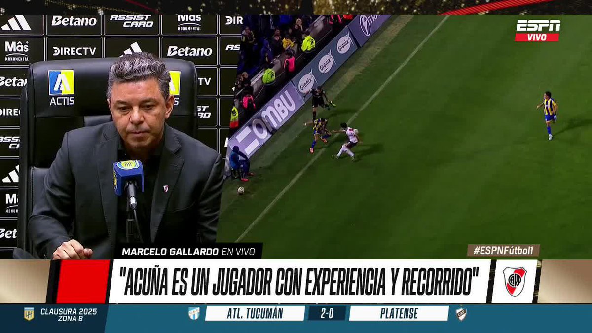 "SOMOS EL EQUIPO QUE MÁS PERJUDICADO SALE" 👀 ¿Coincidís con la opinión de Marcelo Gallardo por la cantidad de jugadores que pierde River en Fecha FIFA? ¿Debería haber parate en el #TorneoClausura? 📺 #ESPNFútbol1 | #DisneyPlus Plan Premium