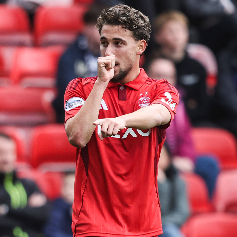 Adil opens his Dons account 👊
