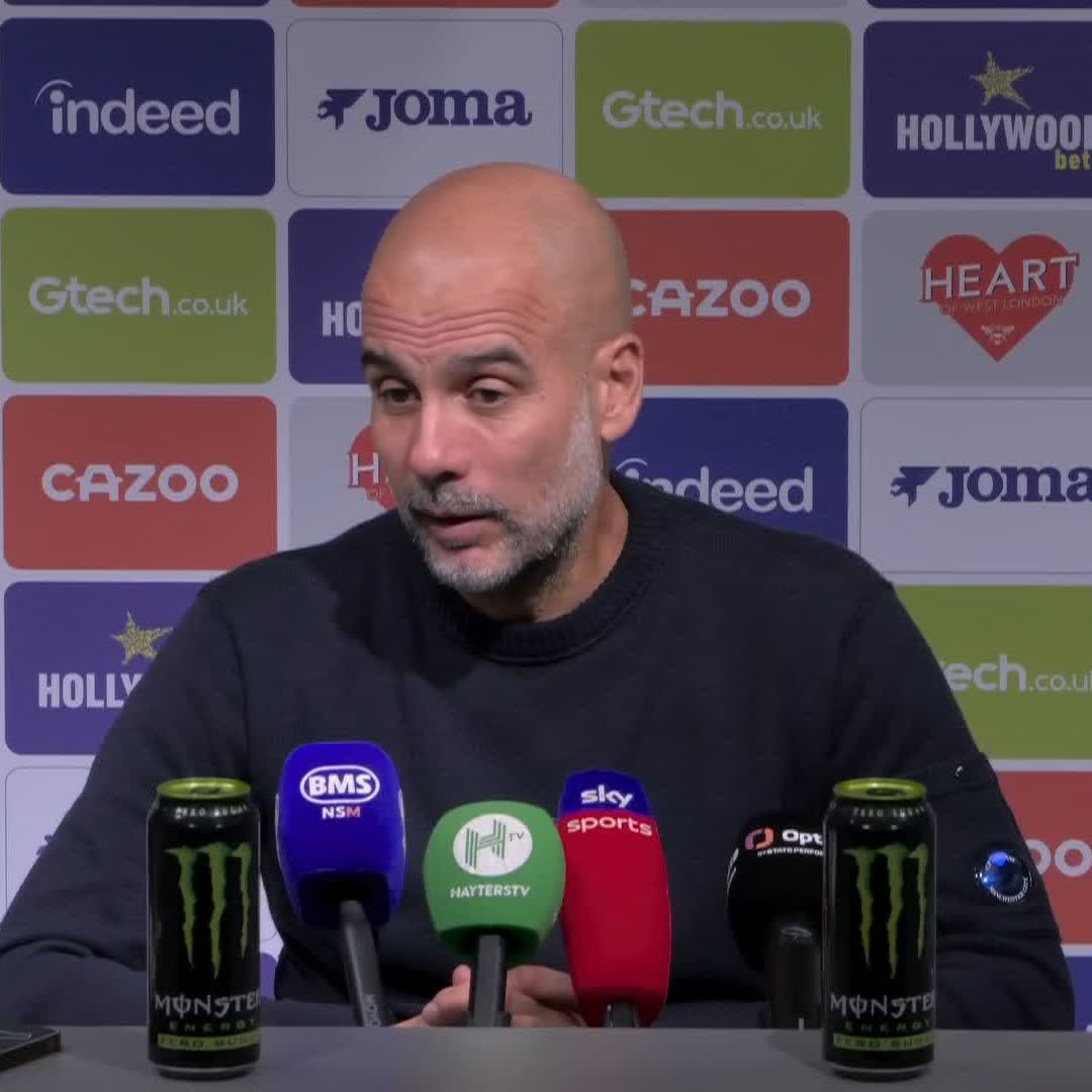 "Three weeks ago, Liverpool already won the Premier League apparently but not now" Pep Guardiola says it's too early to make judgements about which side will win the Premier League 🔵