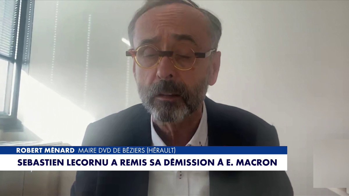 Démission gouvernement : «Des législatives ne suffisent pas. Le chef d’Etat doit partir», estime Robert Ménard dans #HDPros
