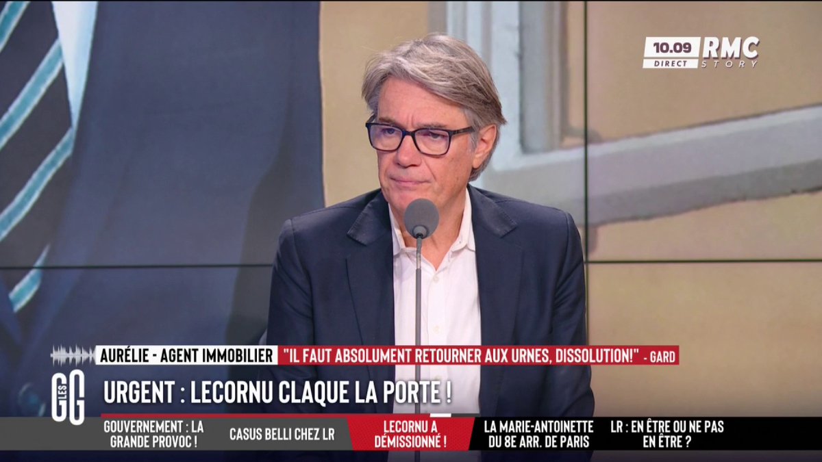🚨 Lecornu claque la porte 🗣 Aurélie au 3216 : "J'étais déjà dans une révolte intense hier avec Bruno Lemaire qui revenait je trouvais ça aberrant, et alors ce matin... C'est fou, mais il arrive encore à nous surprendre. Maintenant c'est dissolution, ou démission !"