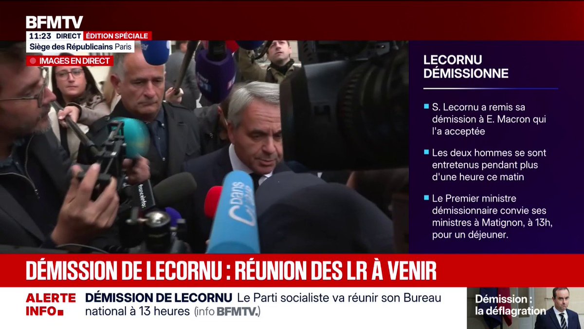 "Il doit parler maintenant": Xavier Bertrand estime qu'"il y a urgence à ce que (Emmanuel Macron) se remette à présider notre pays"
