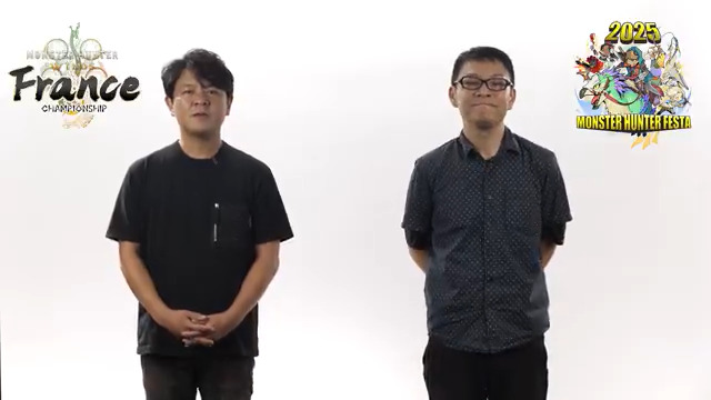 Le Monster Hunter Wilds France Championship et le #MHFesta2025 arrivent à grands pas ! Pour l'occasion, Le producteur Ryozo Tsujimoto et le réalisateur Yuya Tokuda souhaitent vous adresser un message. Ils prendront part aux festivités avec une masterclass, des FAQs, des sessions de signature et plus encore ! 🎉