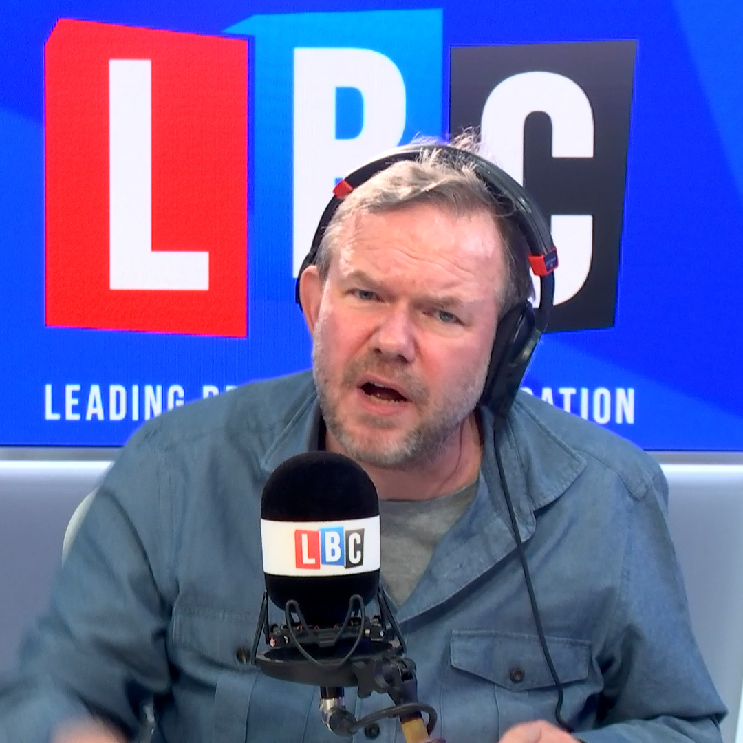‘How do you work that one out, lads?’ James O’Brien is unimpressed with the Daily Mail’s framing of Gary Neville’s Union Jack rant.