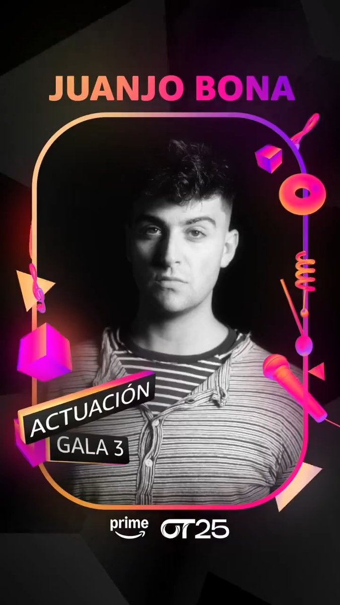 ✨ El INVITADO de la #OTGala3 será nuestro queridísimo JUANJO BONA. ¿Quién no se pierde la gala de hoy en Prime Video España? 🙋🏻♀️ #OTDirecto6O 🔴 DIRECTO 👉🏻 ✨
