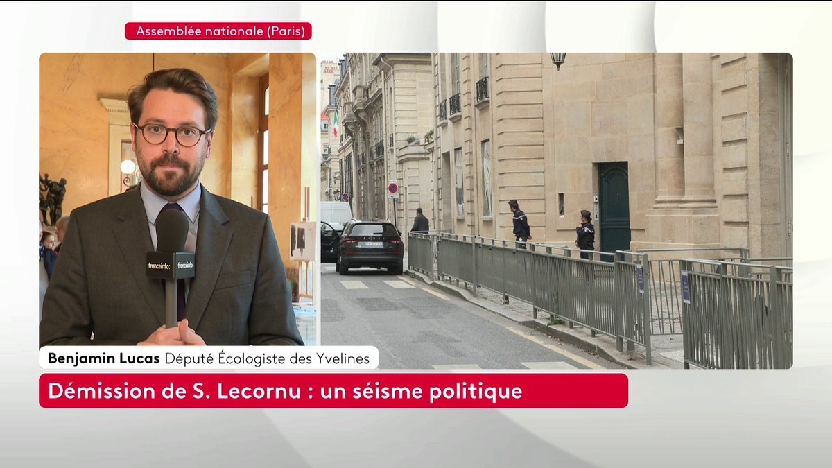 🔴 "Je souhaite qu'Emmanuel Macron appelle l'ensemble de la gauche et des écologistes à gouverner. S'il ne le fait pas et qu'il y a dissolution, je souhaite que nous soyons unis pour empêcher le pays de basculer à l'extrême droite". 🗣 Benjamin Lucas, député écologiste. #canal16